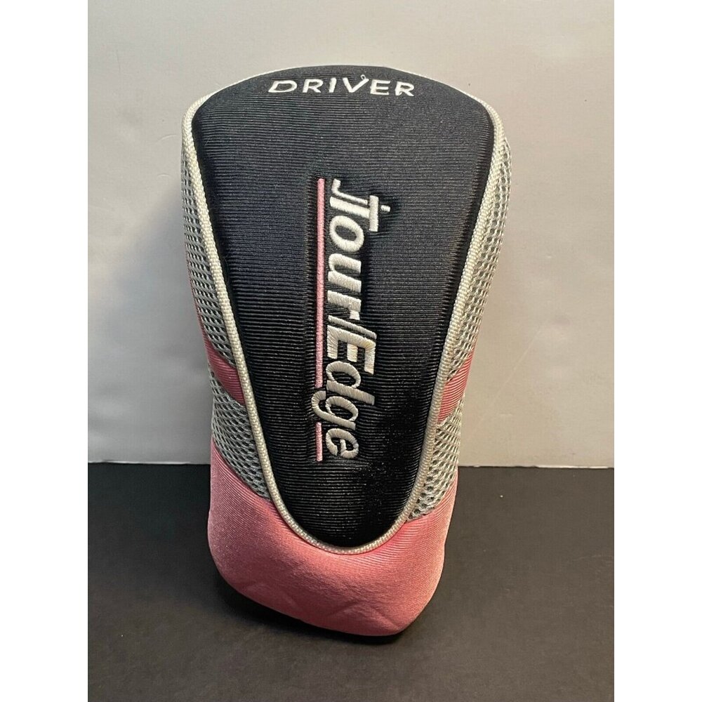 Tour Edge Golf Club Driver cover 9" black pink